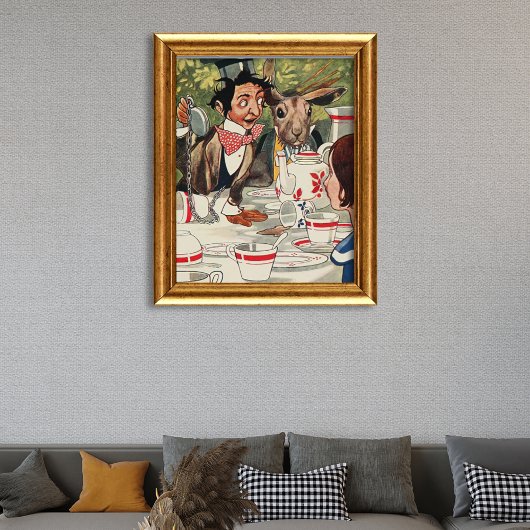 Alice's avonturen in Wonderland Tea Party  Poster