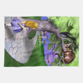 Alice's avonturen in Wonderland Theedoek (Horizontaal)