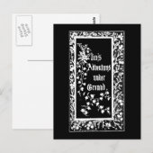 Alice's avonturen ondergronds Briefkaart (Voorkant / Achterkant)
