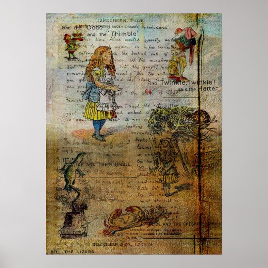 Alice's avonturen poster (Voorkant)