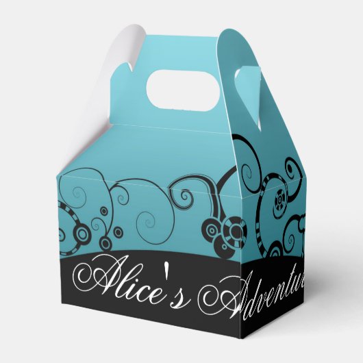 Alice's avontuur in Wonderland Bedankdoosjes (Achterkant)