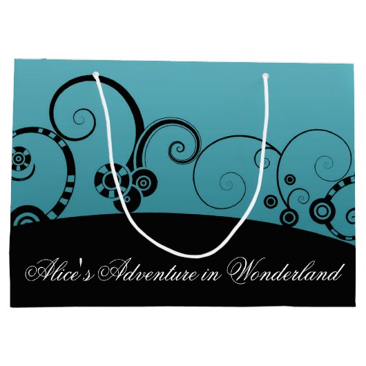 Alice's avontuur in Wonderland Groot Cadeauzakje (Achterkant)