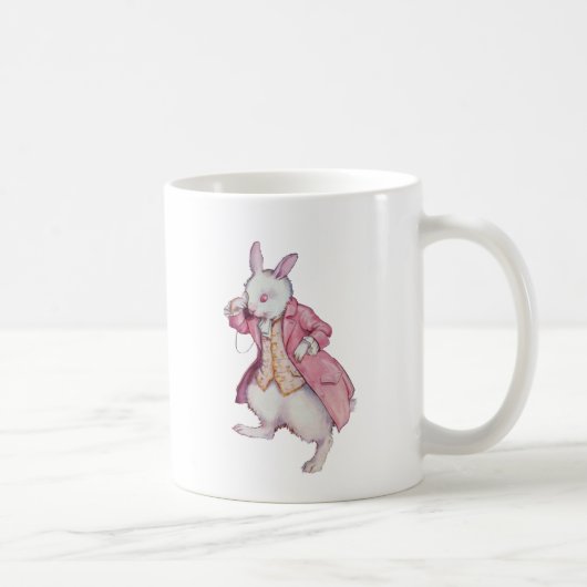 ALICE'S CHARMANTE WITTE KONIJN KOFFIEMOK (Rechts)