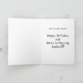 Alice's Curiouser Verjaardag Kaart (Binnen)