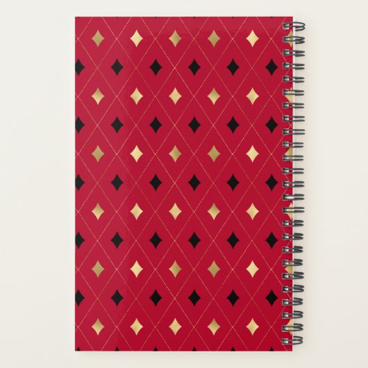 Alice's koningin van het hart in het Rode Geperson Planner (Achterkant)