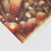 Alice's Magical Mushroom Wonderland Decoupage Tissuepapier (Detail)