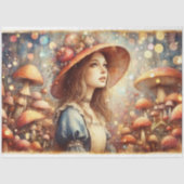 Alice's Magical Mushroom Wonderland Decoupage Tissuepapier (Voorkant)