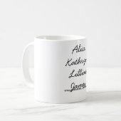 Alice's mok (Voorkant links)