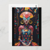 Alice's New Afternoon Tea Party beroemd gemaakt do Briefkaart (Voorkant / Achterkant)