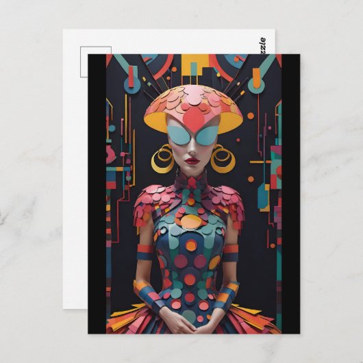 Alice's New Afternoon Tea Party beroemd gemaakt do Briefkaart (Voorkant / Achterkant)