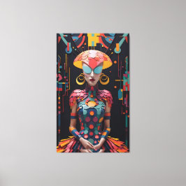 Alice's New Afternoon Tea Party beroemd gemaakt do Canvas Afdruk