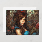 Alice's Nightmare Briefkaart (Voorkant / Achterkant)