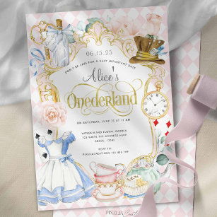 Alice's Onederland-gekke-hattertheeparty Kaart