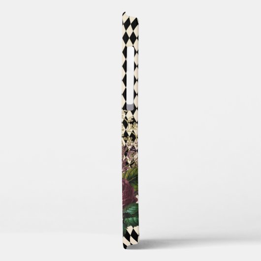 Alice's Rabbit Harlequin Pattern Case-Mate iPhone Case (Achterkant / Links)