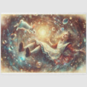 Alice's Rabbit Hole Fantasy Decoupage Tissuepapier (Voorkant)