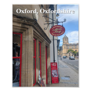 Alice's Shop - De oude schapenwinkel, Oxford Foto Afdruk