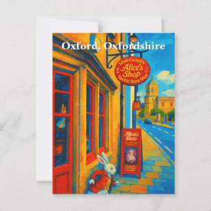 Alice's Shop - De oude schapenwinkel, schilderij Briefkaart