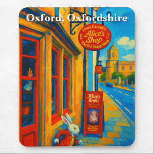 Alice's Shop - De oude schapenwinkel, schilderij Muismat