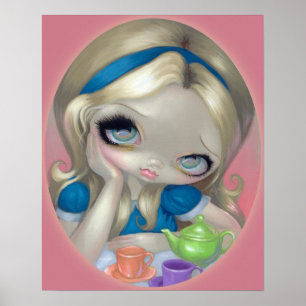 Alice's Tea Party ART PRINT Alice in Wonderland