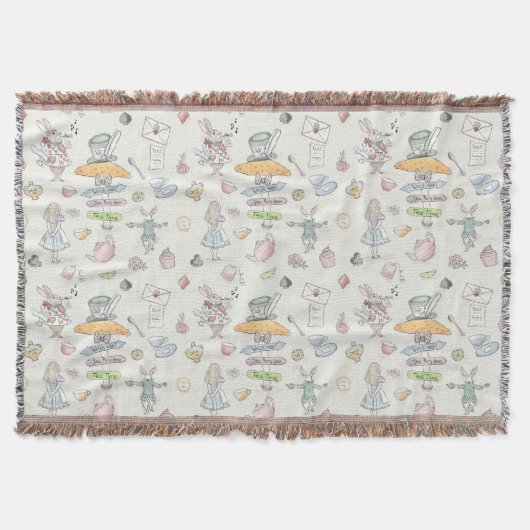 Alice's Tea Party Deken (Voorkant)