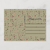 Alice's Tea Party MadHatter Wonderland Briefkaart (Achterkant)