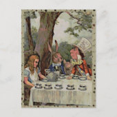 Alice's Tea Party MadHatter Wonderland Briefkaart (Voorkant)