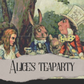 Alice's Tea Party MadHatter Wonderland Briefkaart
