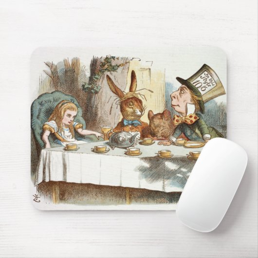 Alice's Tea Party Muismat (Met muis)