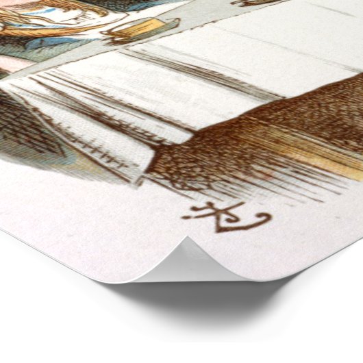 Alice's Tea Party Poster (Hoek)