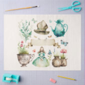 Alice's Thee Feest Serie Ontwerp 1 Tissuepapier (Craft)