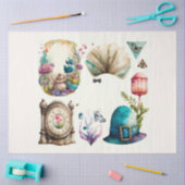 Alice's Thee Feest Serie Ontwerp 2 Tissuepapier (Craft)