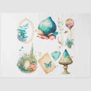 Alice's Thee Feest Serie Ontwerp 5 Tissuepapier