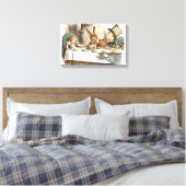 Alice's Theepartij Canvas Afdruk (Insitu (Slaapkamer))