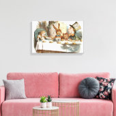Alice's Theepartij Canvas Afdruk (Insitu (Woonkamer))