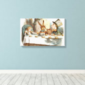 Alice's Theepartij Canvas Afdruk (Insitu (Houten vloer))
