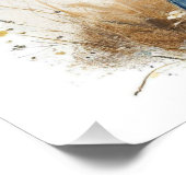 Alice's Whimsy Unleashed beroemd gemaakt door Wond Perfect Poster (Hoek)