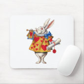 ALICE'S WHITE RABBIT IN WONDERLAND MUISMAT (Met muis)