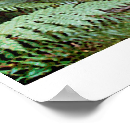 Alice's witte konijn poster (Hoek)