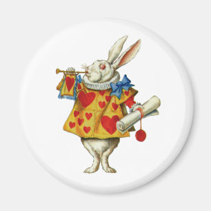 ALICE'S WITTE RABBIT MAGNEET