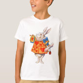 ALICE'S WITTE RABBIT T-SHIRT (Voorkant)