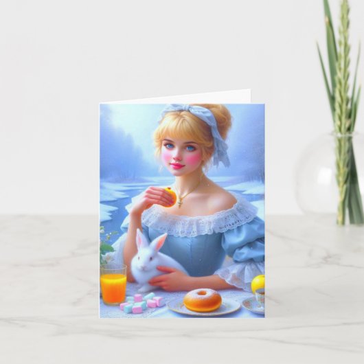 Alice's Wonderen in het fantasierijke land - Bedankkaart (Voorkant)