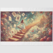 Alice's Wonderland Castle Climb Decoupage Tissuepapier (Voorkant)