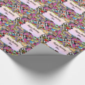 Alice's Wonderland Gekke Hoedenmaker Theepartij UI Cadeaupapier (Hoek)