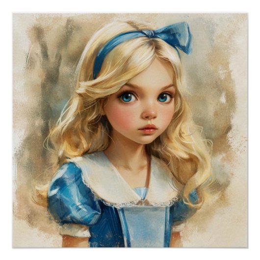 Alice's Wonderland Whimsicaliteit: Wonderland Wond Perfect Poster (Voorkant)