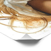 Alice's Wonderland Whimsy Delight beroemd gemaakt  Perfect Poster (Hoek)