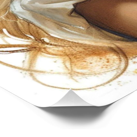 Alice's Wonderland Whimsy Delight beroemd gemaakt  Perfect Poster (Hoek)