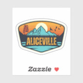 Aliceville, Alabama  Sticker (Vel)