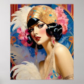 Alicia An Art Deco Flapper Poster (Voorkant)