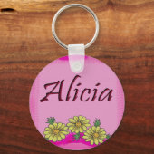 Alicia Daisy Sleutelhanger (Voorkant)