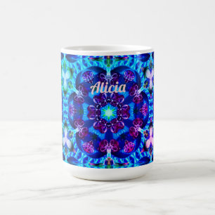 ALICIA ~ glitterpatroon ~ Koffiemok